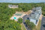 DRONE VIEW OF TENNIS COURT & POOL 2
